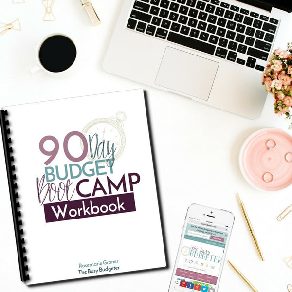 Budget Boot Camp Workbook The Busy Budgeter Shop