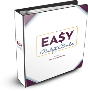 Easy Budget Binder- Includes Monthly, Weekly, Bill Pay, Debt tracking, Instructions and More!